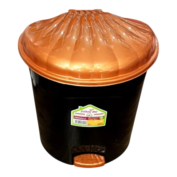 Кош за боклук Мида с педал мини кафяв 3,5L